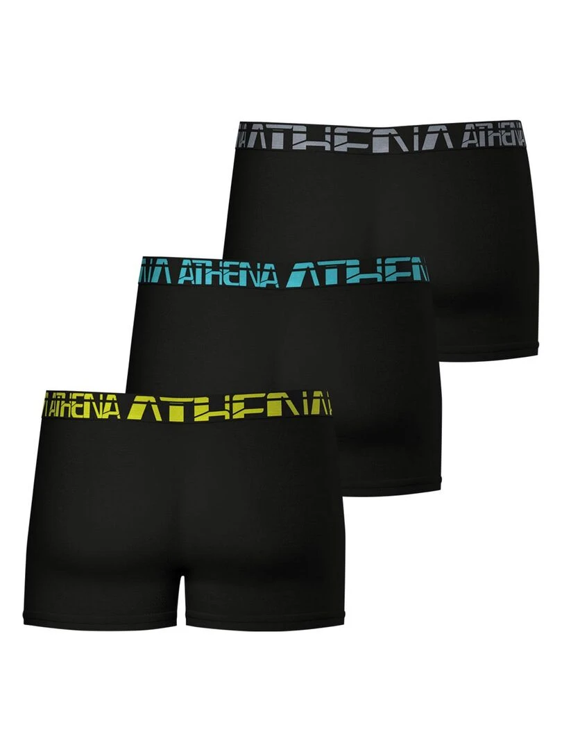 Lot de 3 boxers homme 720 Stretch Micro   Noir