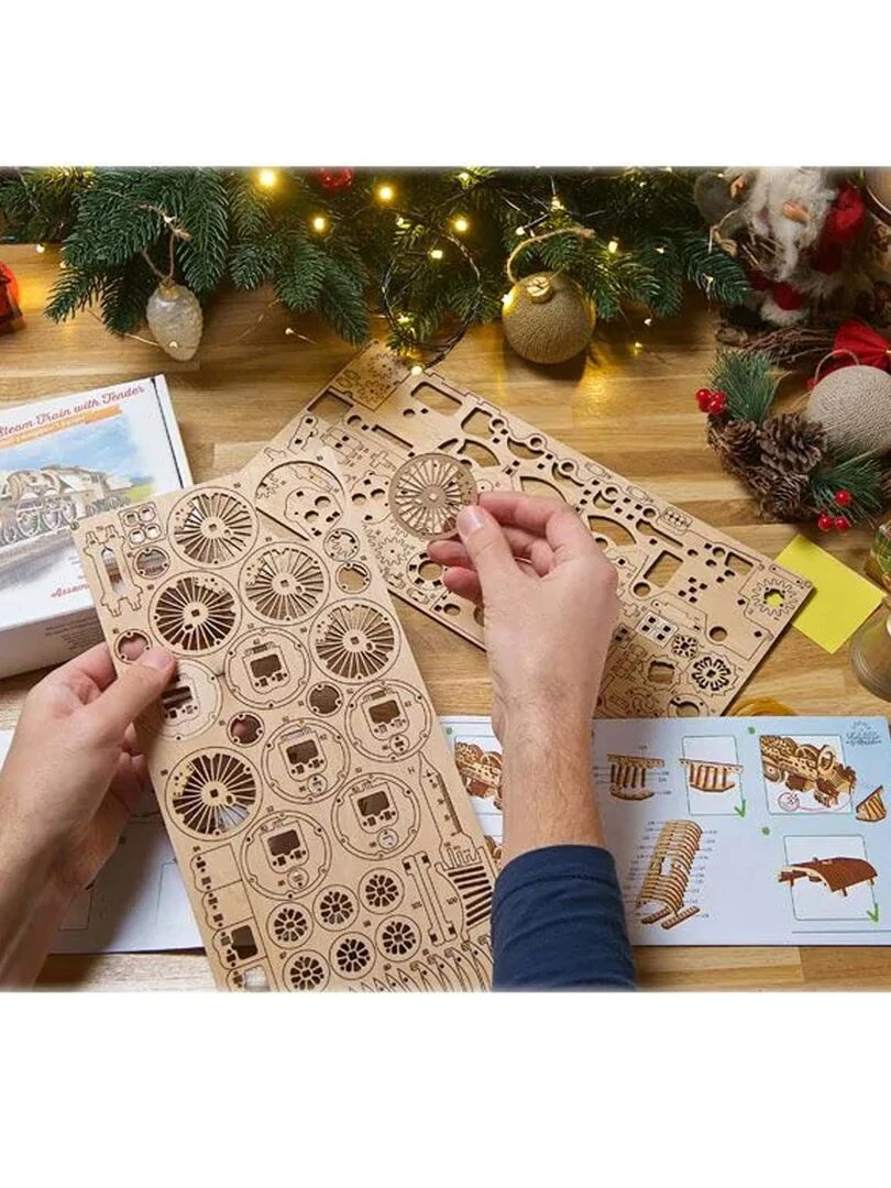 3 maquettes en bois 3D   Transport   N/A