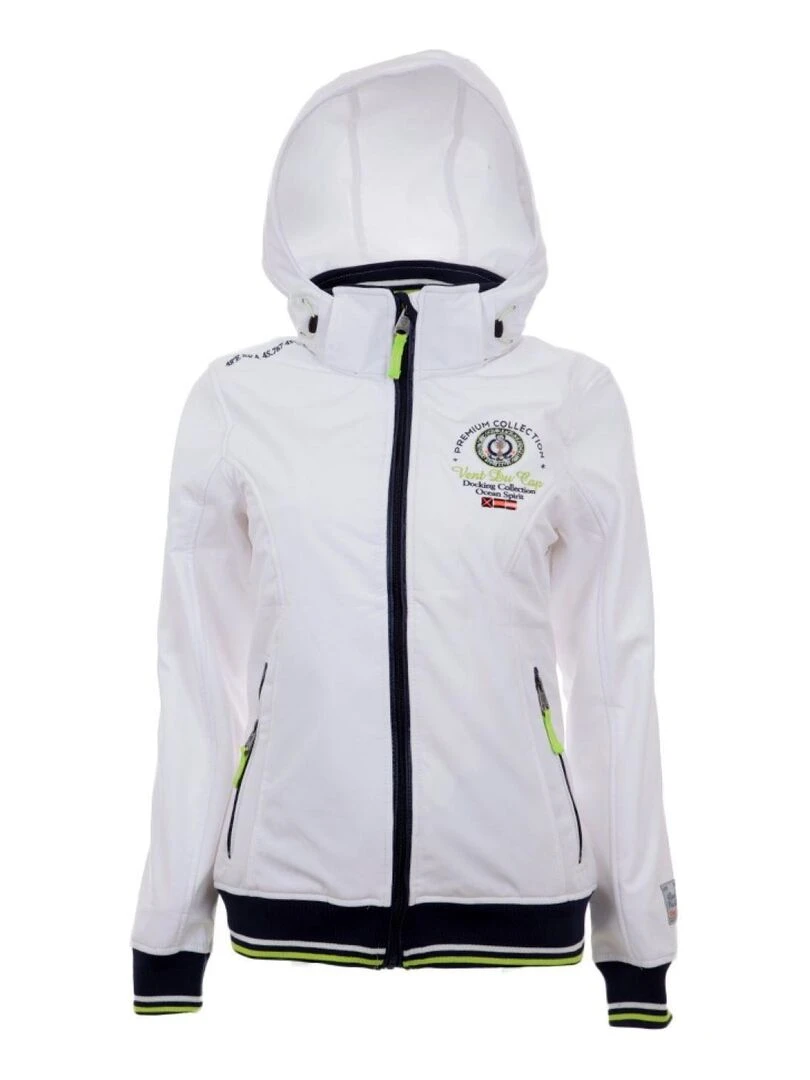 Blouson softshell femme AFILEA VENT DU CAP Blanc