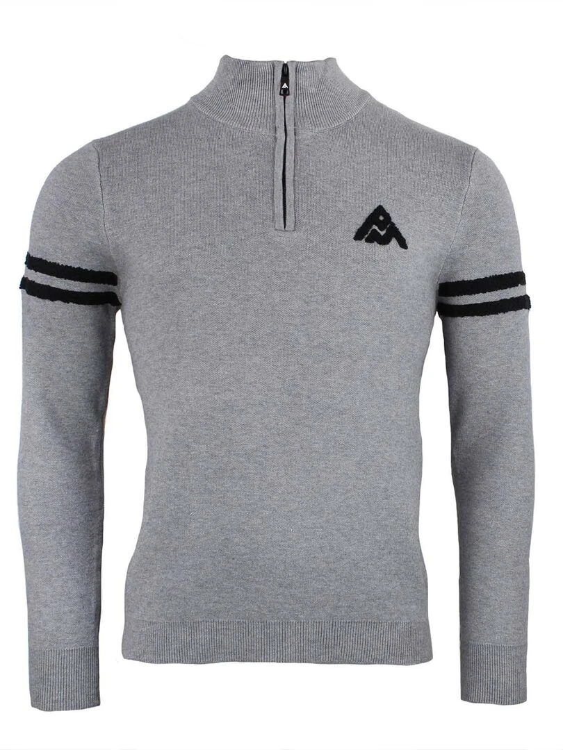Pull homme CELESTE PEAK MOUNTAIN Gris