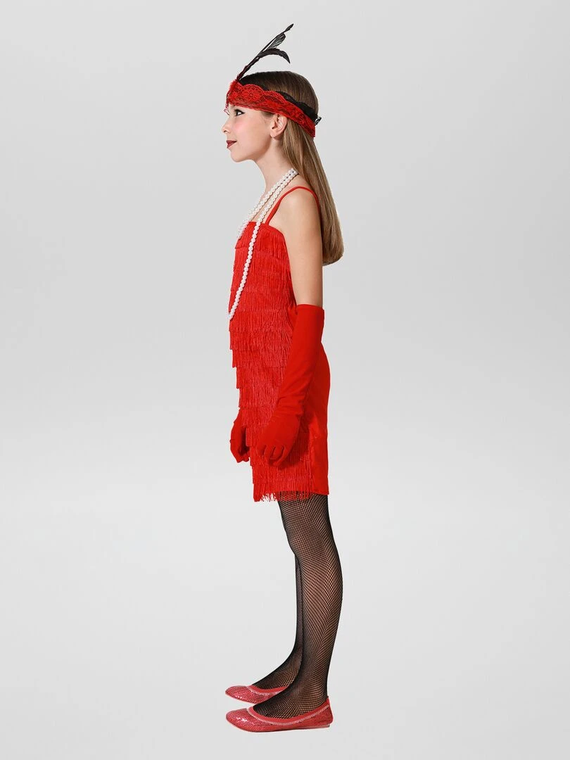 Déguisement de robe 'Charleston' Rouge
