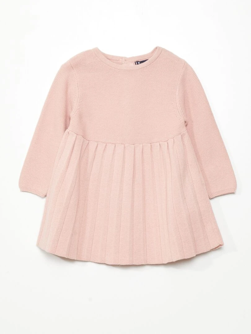 Robe en maille tricot Violet