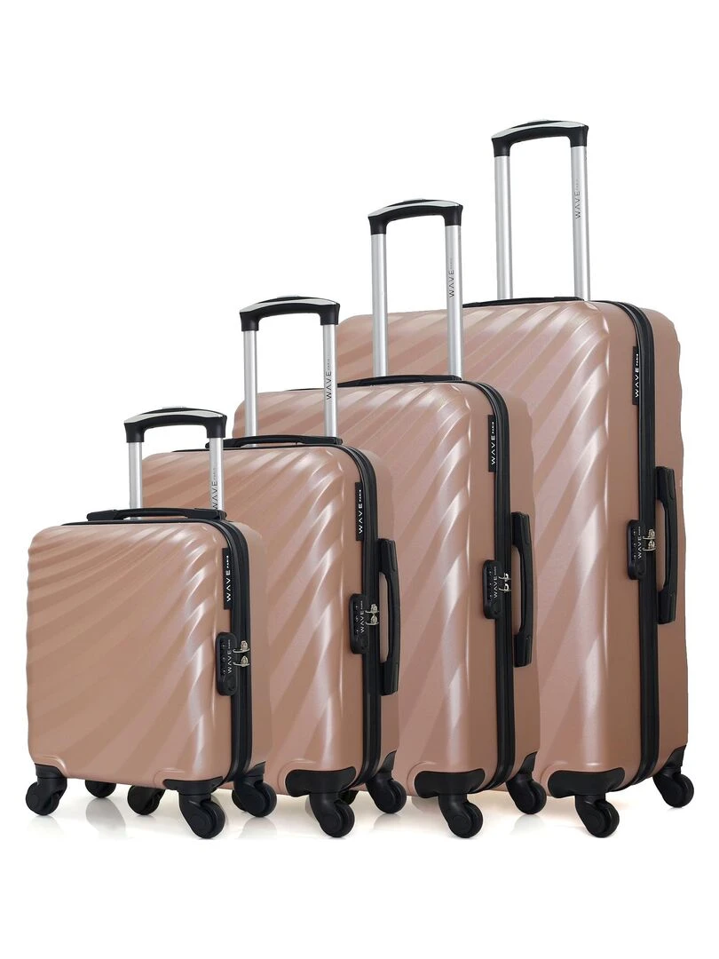 WAVE PARIS SET DE 4 DANUBE M Rose