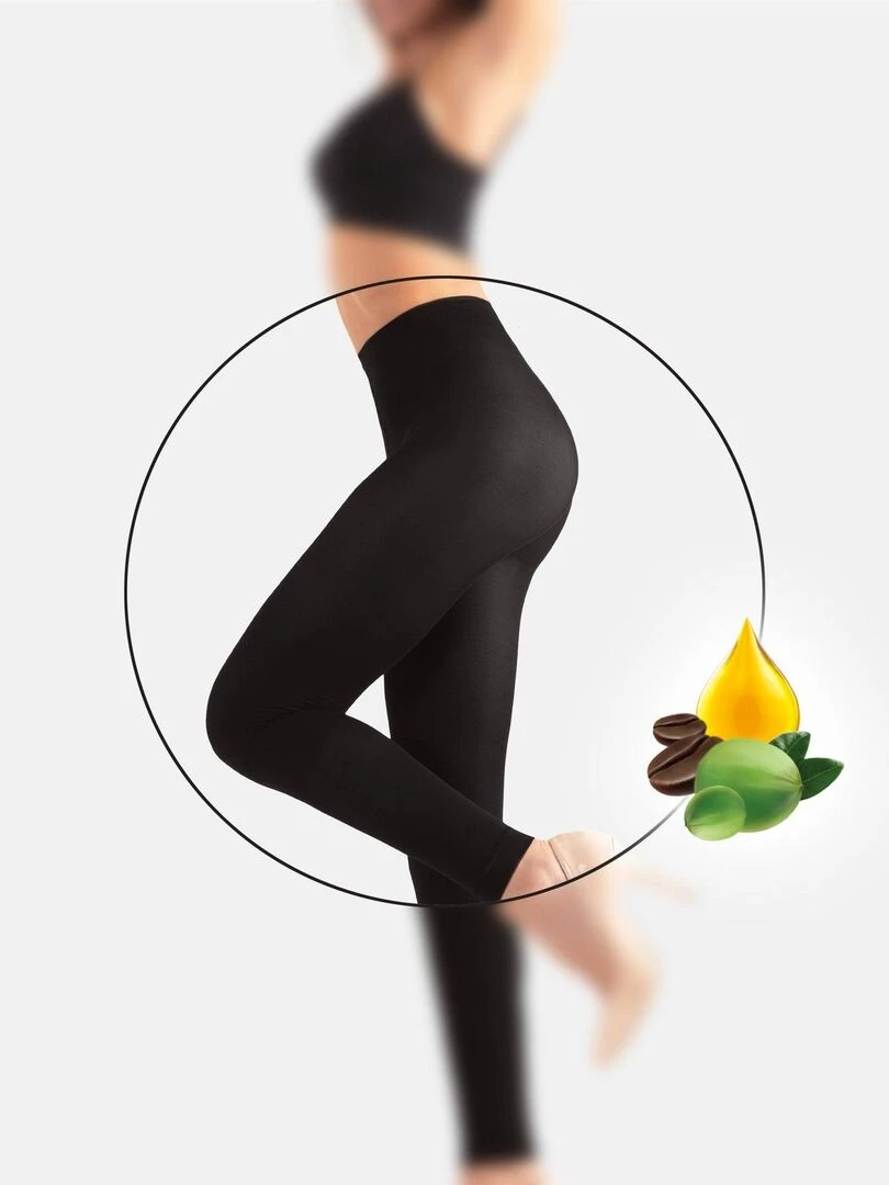 Legging confort avec actifs minceur   Noir