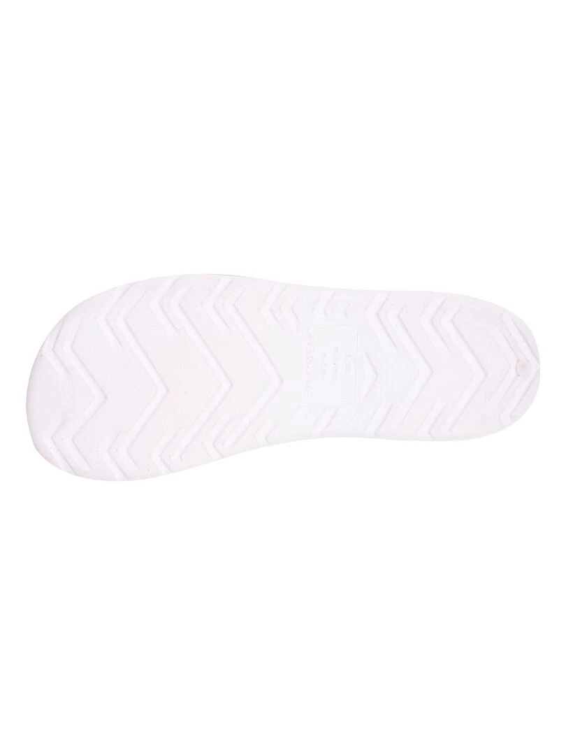 Mules claquettes Femme ajourées Blanc   Blanc