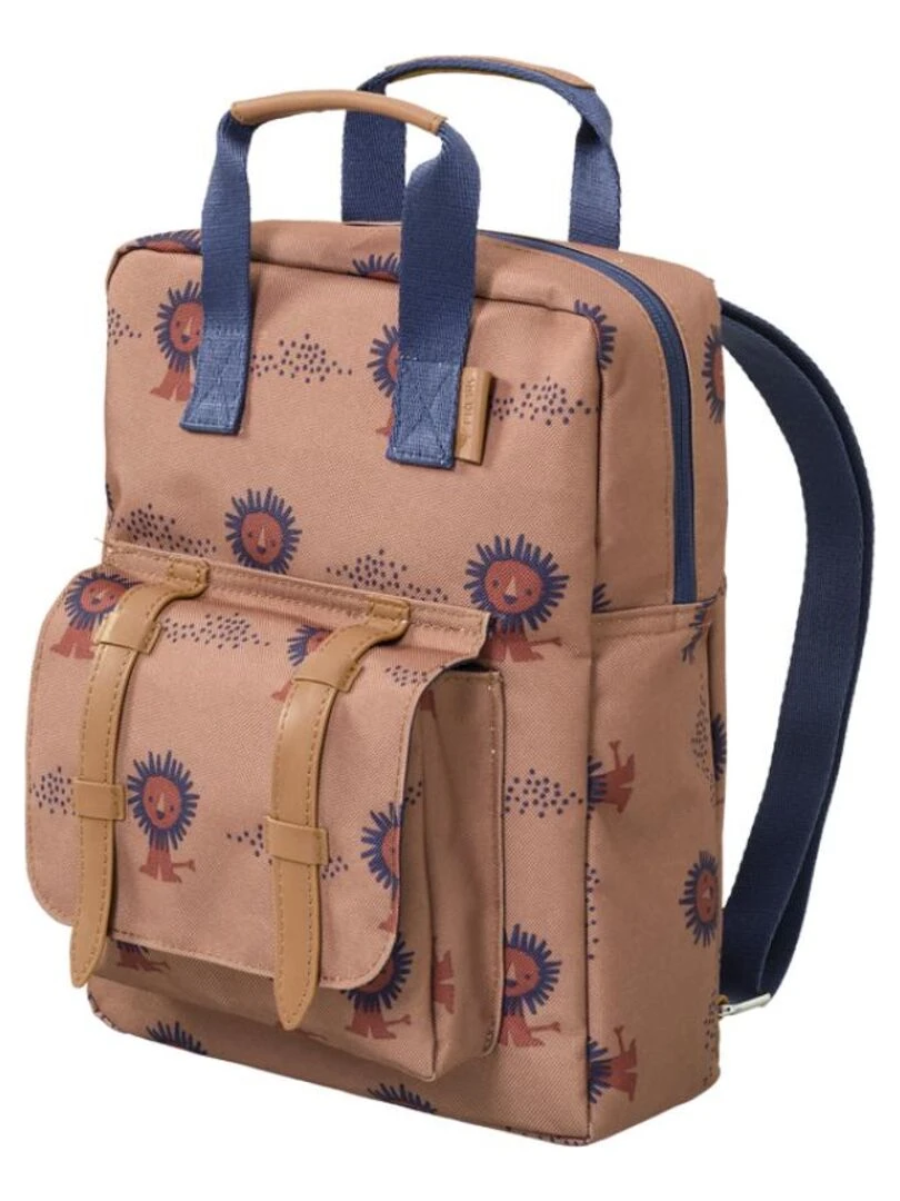 Sac à dos bébé Lion Marron