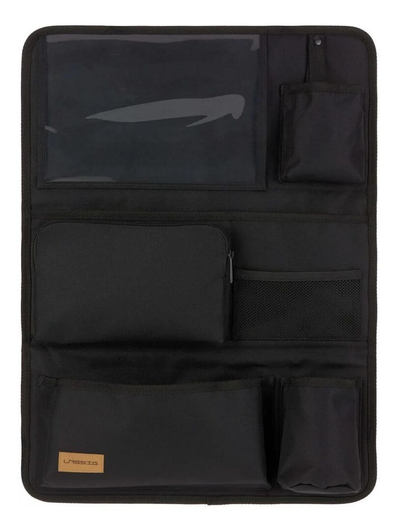 Organisateur de voiture noir Noir