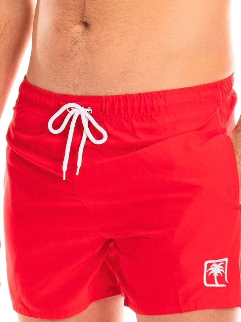 Short de bain Milo Rouge