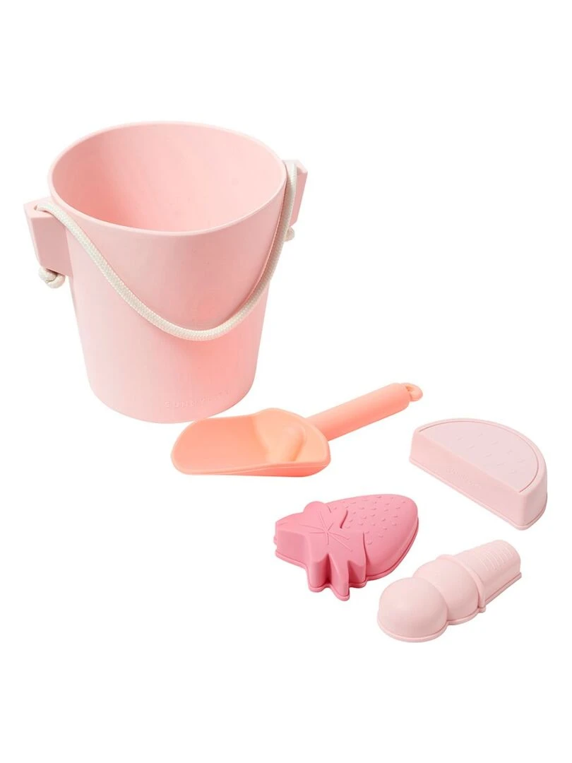 Lot de jouets de plage rose (5 pièces)   Rose