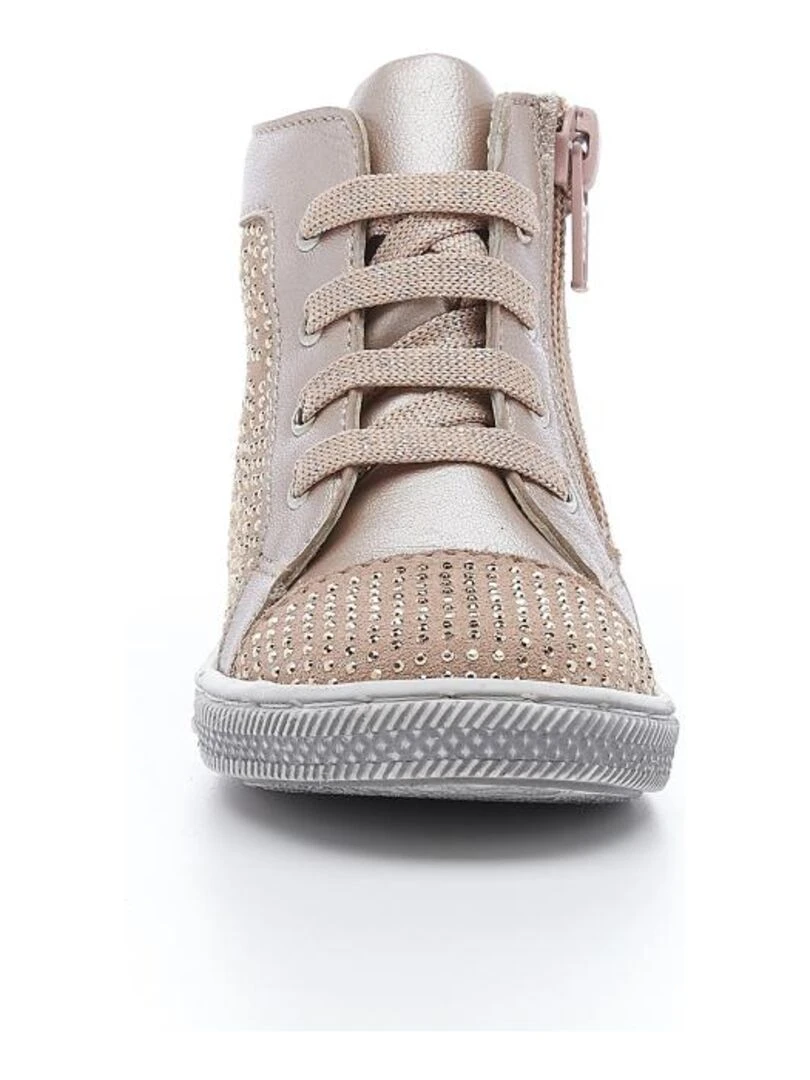 Sneakers hautes Cuir Circa   Beige