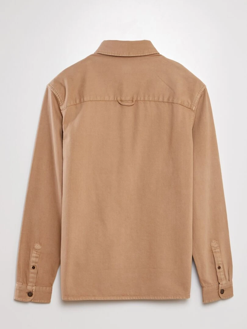 Surchemise jean Beige