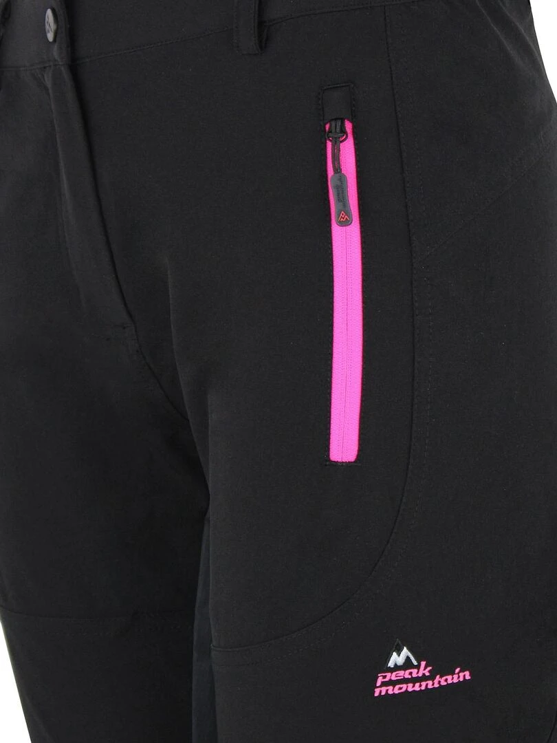 Pantalon de randonnée femme AFFRE   PEAK MOUNTAIN   Noir Noir