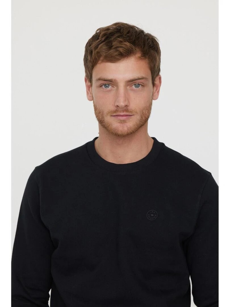 Lee Cooper   Sweatshirt manches longues coton regular EDIE   Noir