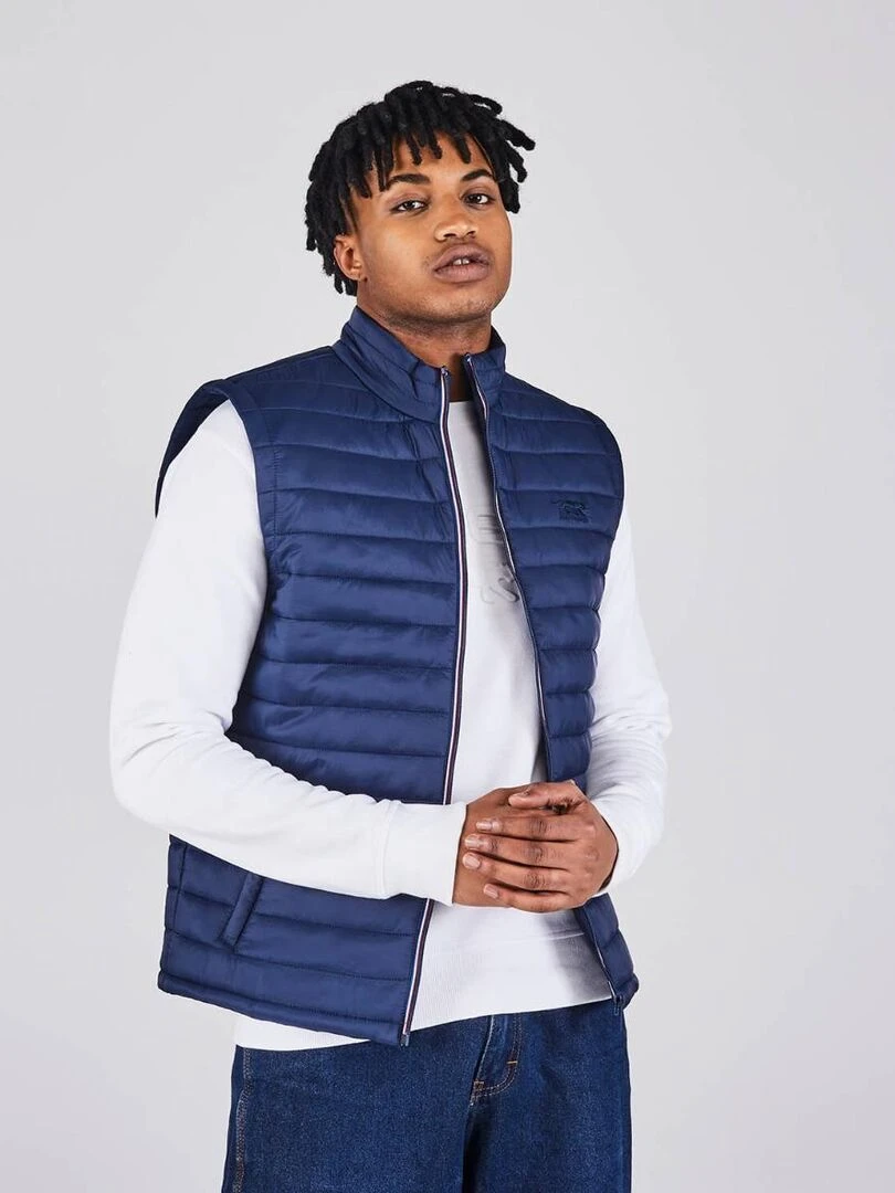 DOUDOUNE SANS MANCHE HARTY Airness   Bleu marine