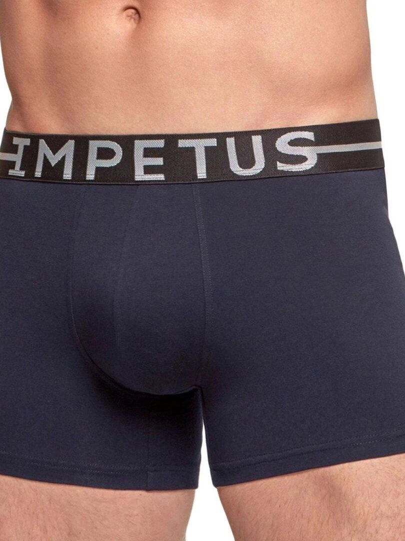 Boxer coton stretch Essentials Bleu