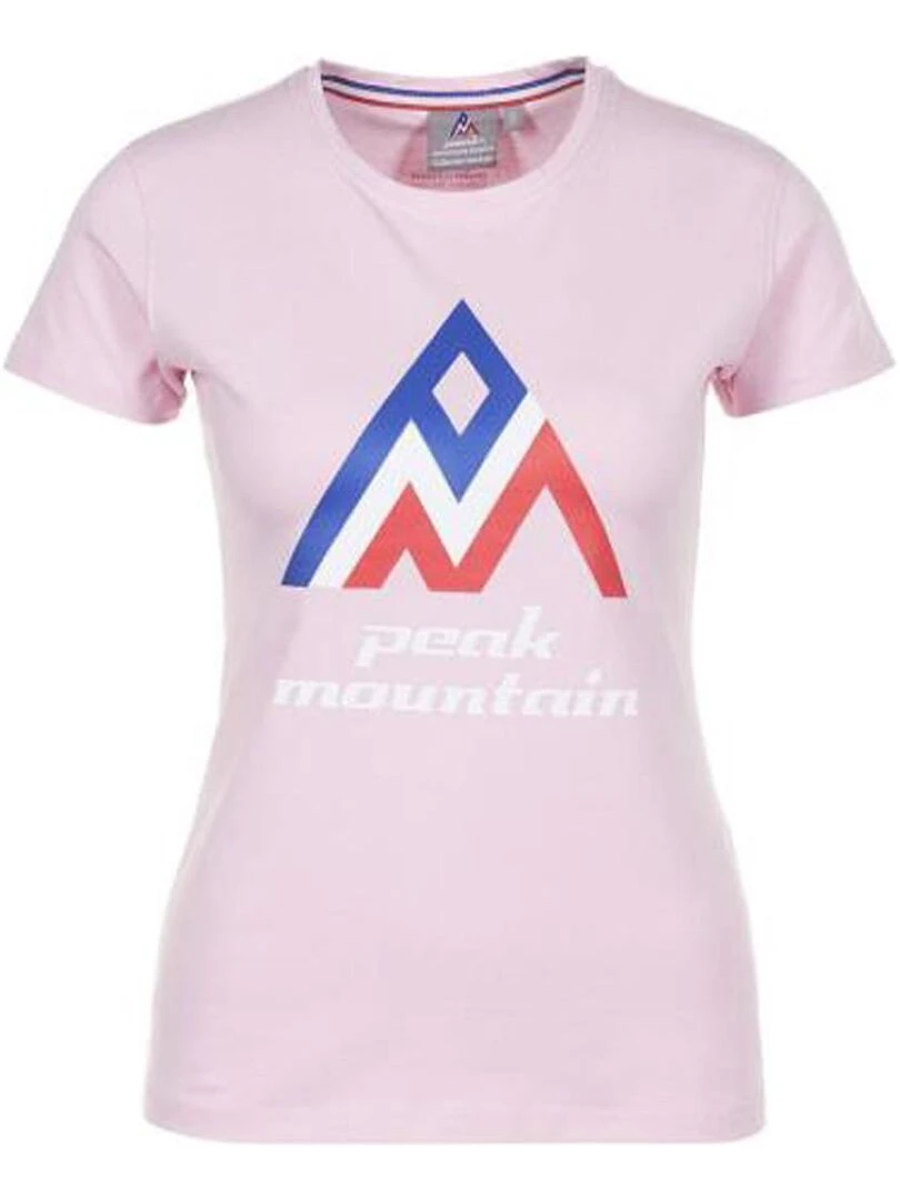T shirt manches courtes femme ACIMES Rose