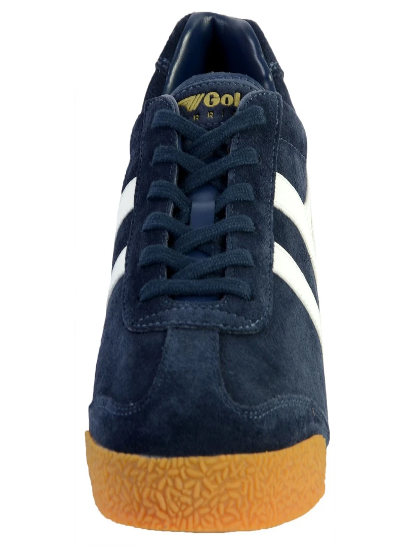 Basket Gola Harrier Suede   Bleu