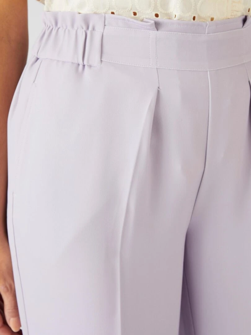 Pantalon large fluide   Damart   Violet