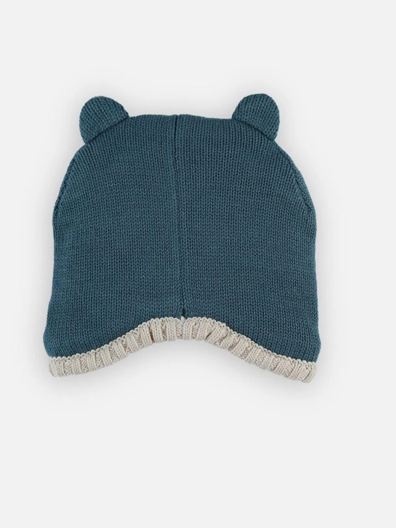 Chapka en tricot foncé Noukie's Bleu