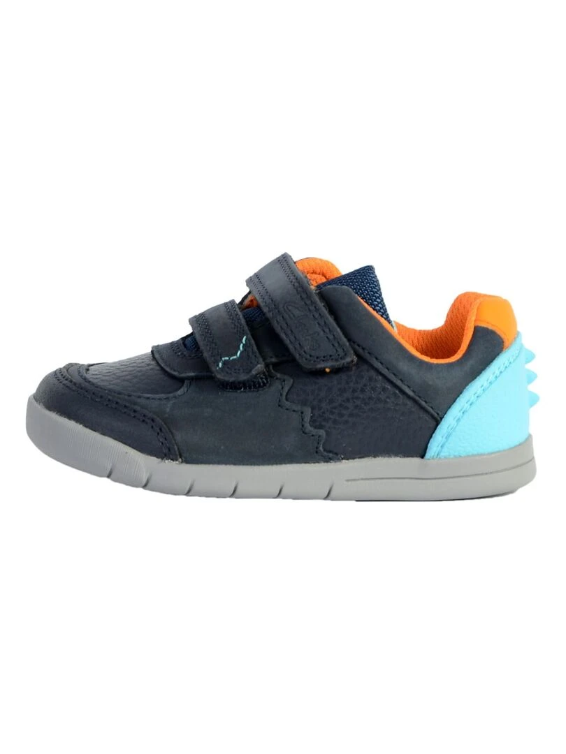 Basket Clarks enfant Rex Quest T Bleu