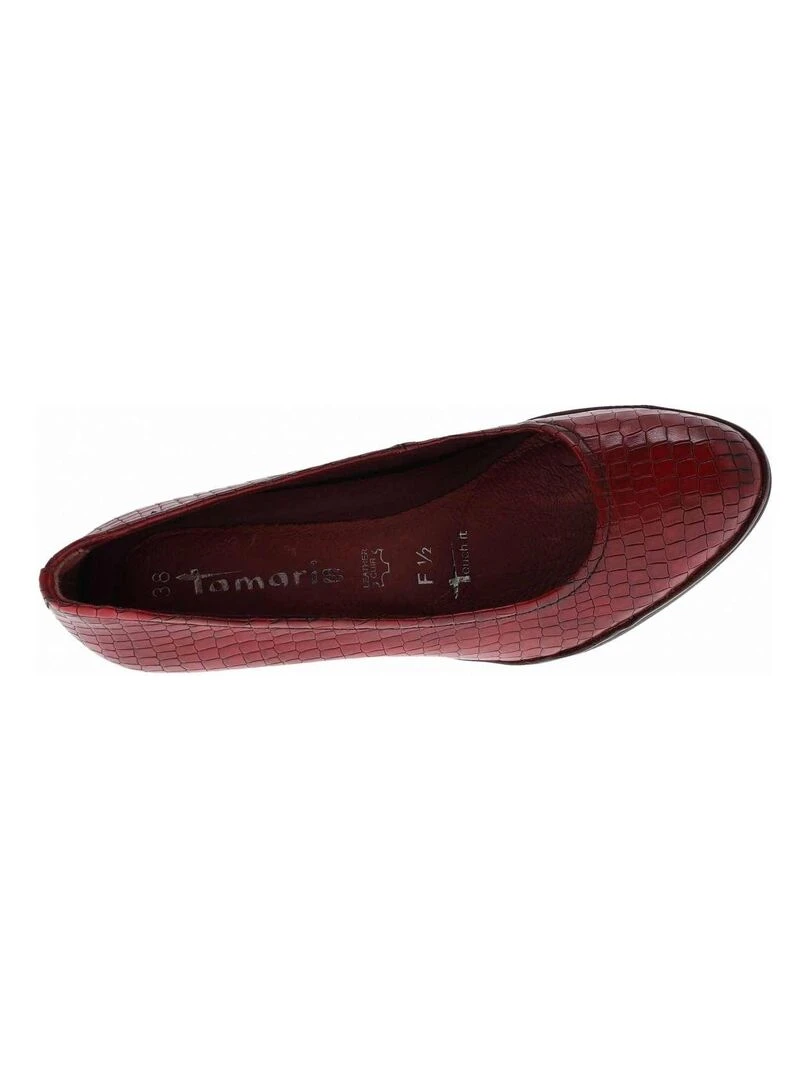 TAMARIS   Escarpins cuir   Rouge