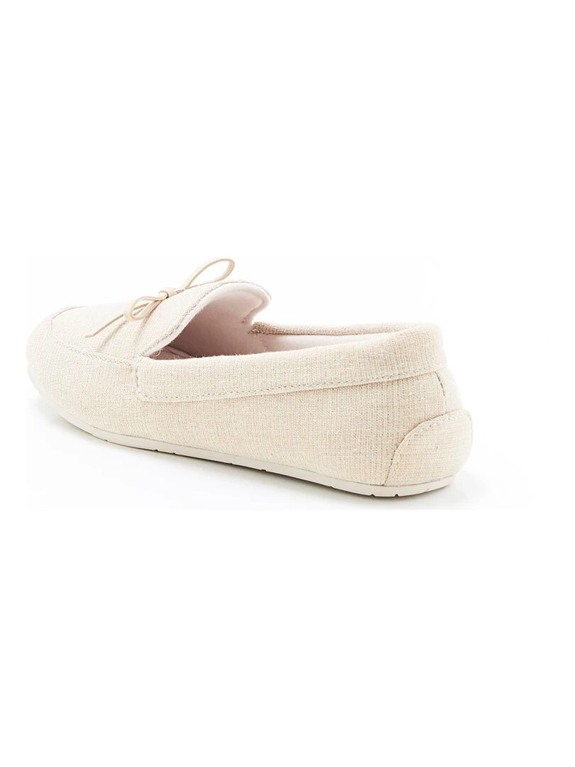Mocassins d intérieur à mémoire de forme   Damart   Beige foncé