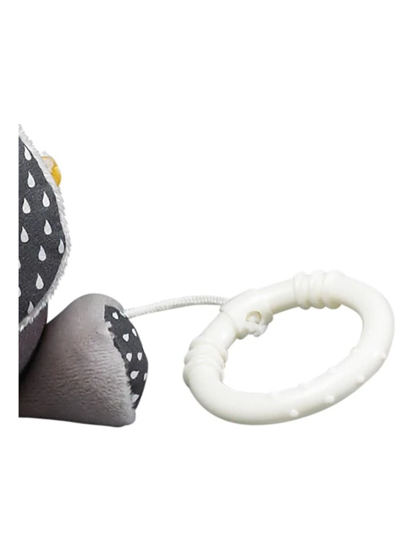 Peluche Mini Musical Eléphant en velours gris   SAUTHON   Gris