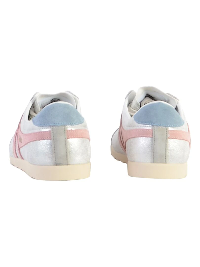 Basket Cuir Gola Bullet Blaze   Blanc