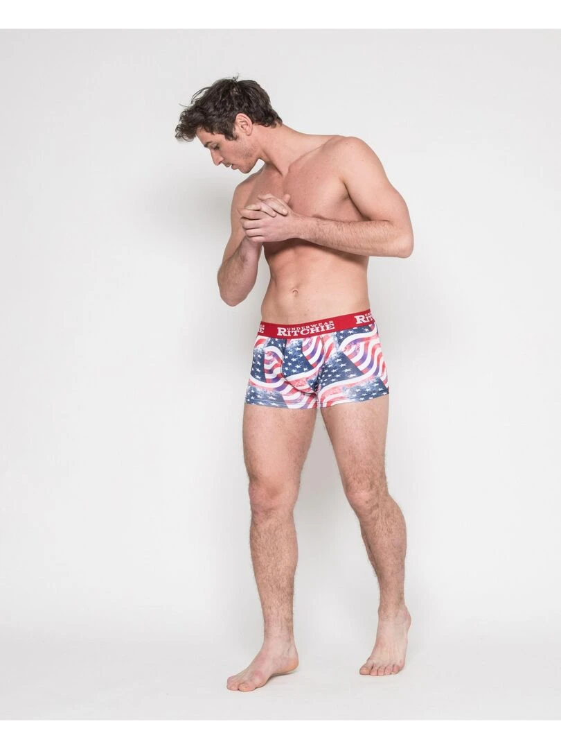 Boxer motifs REDMOND BOY   Rouge