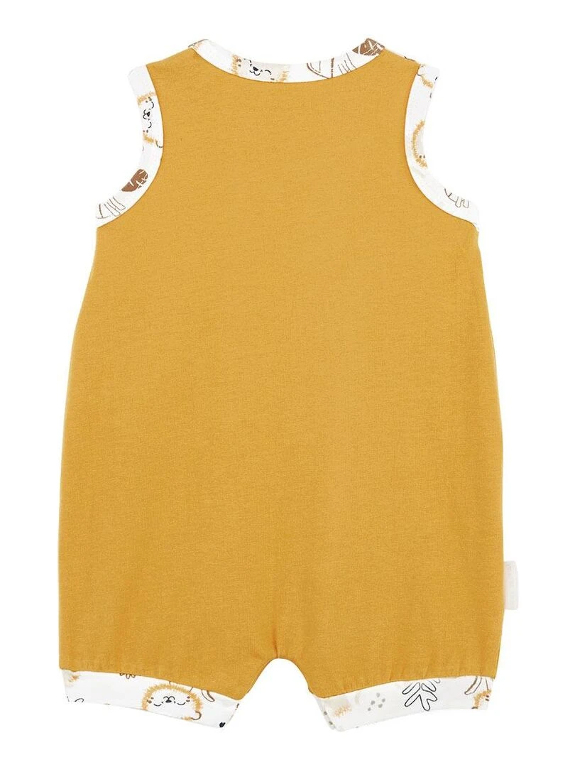 Barboteuse bébé Amazonia   Moutarde