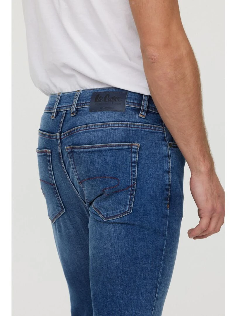Lee Cooper   Jean coton skinny LC132   Bleu