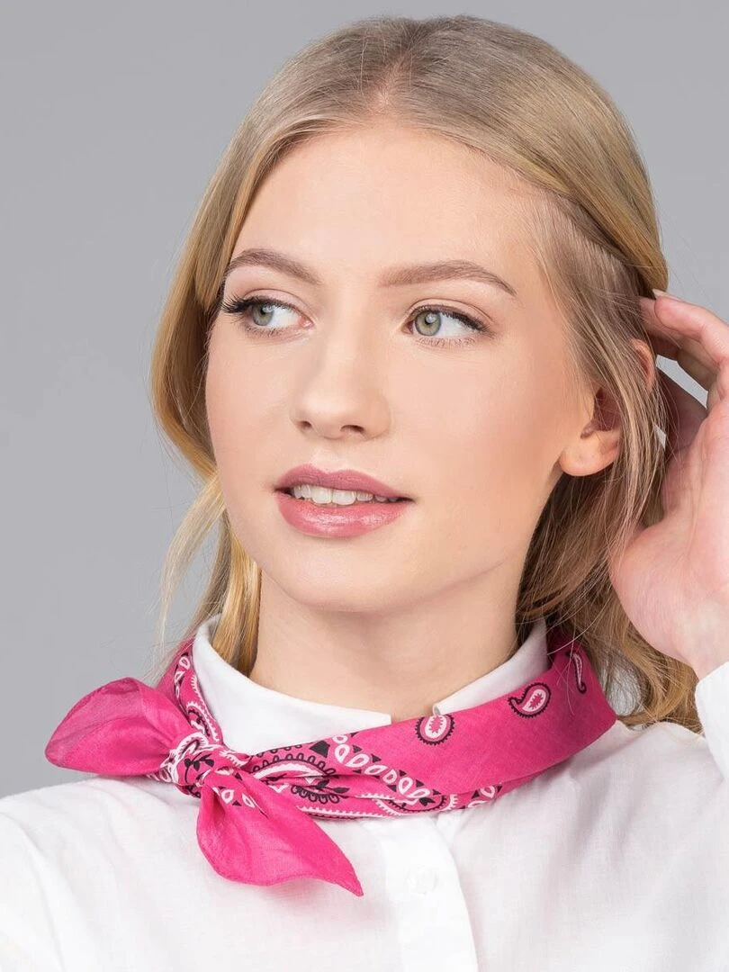 Bandana Coton U.S Premium Rose fushia