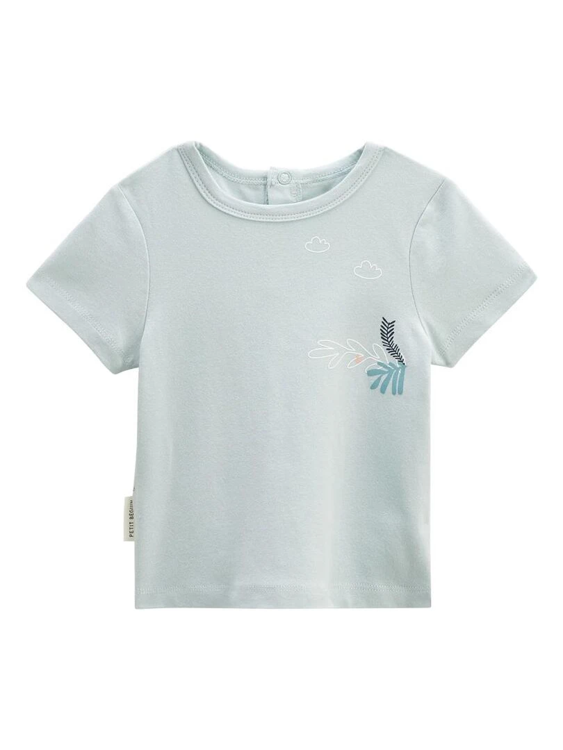 Lot de 2 t shirts bébé manches courtes Kimi Ecru