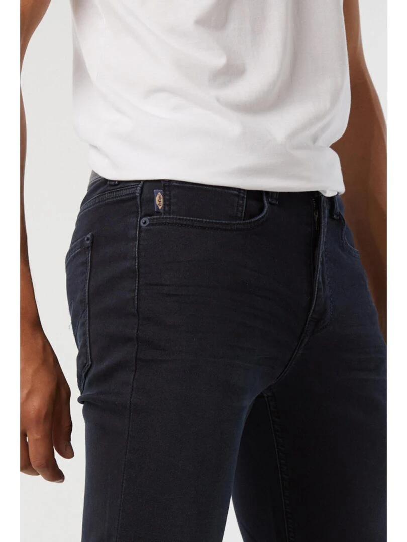 Lee Cooper   Jean coton straight LC122ZP   Bleu foncé