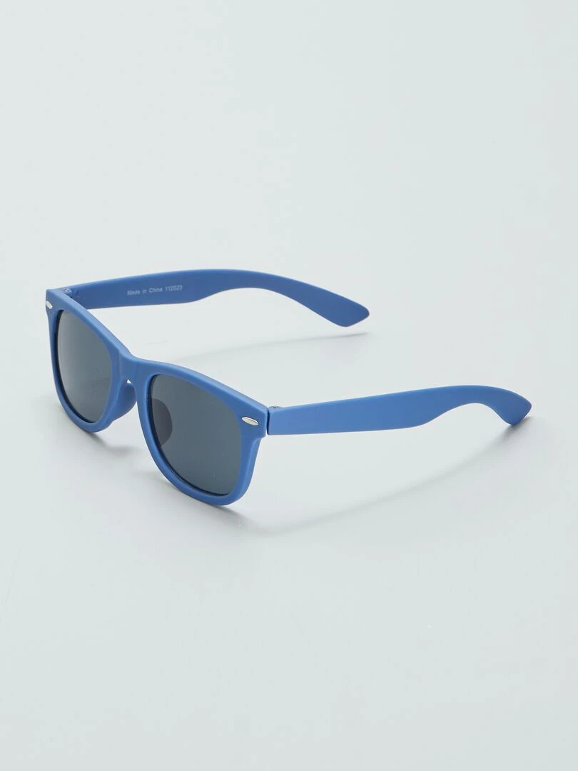 Lunettes de soleil basiques Bleu
