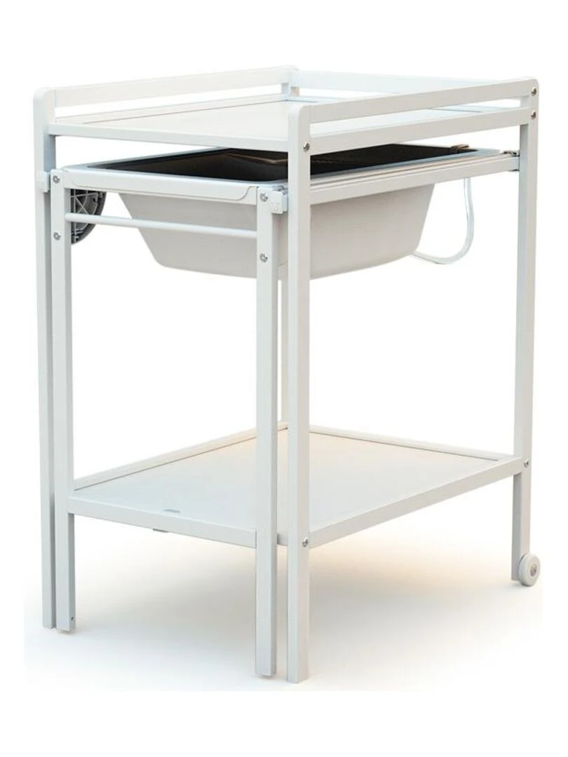 AT4   Table à Langer avec Baignoire ESSENTIEL   Blanc