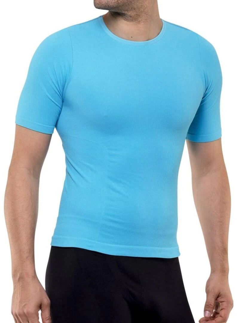 T shirt sculptant running CryoShape Bleu
