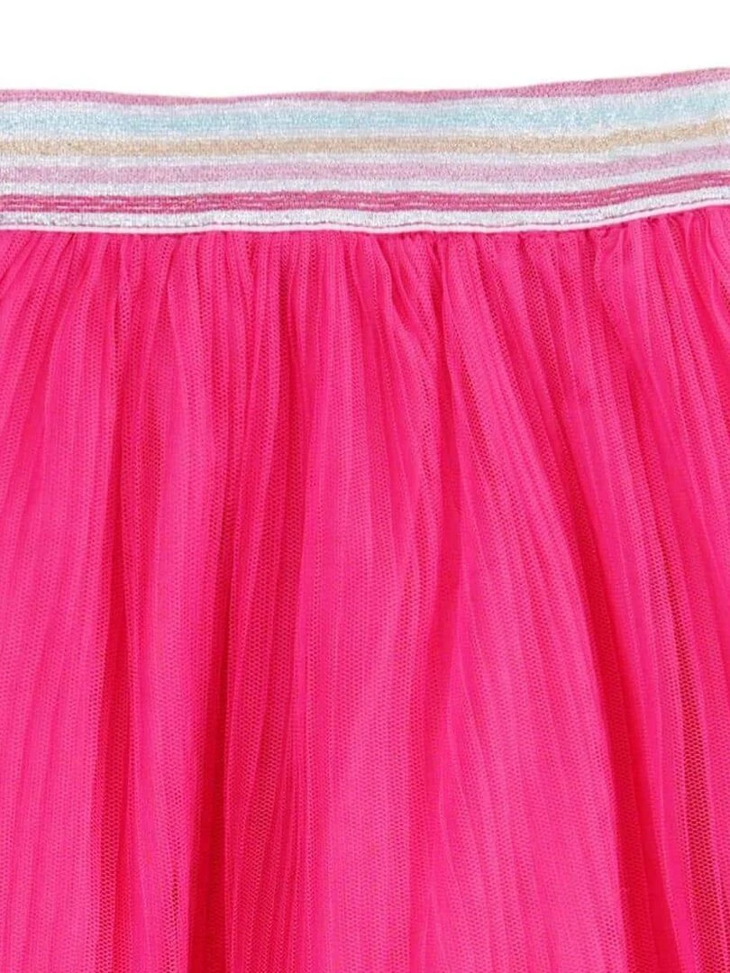 Jupe Qui Tourne Été Fille  Voile Rose Fuchsia  CLOCHETTE   'LA FAUTE A VOLTAIRE'   Rose fushia