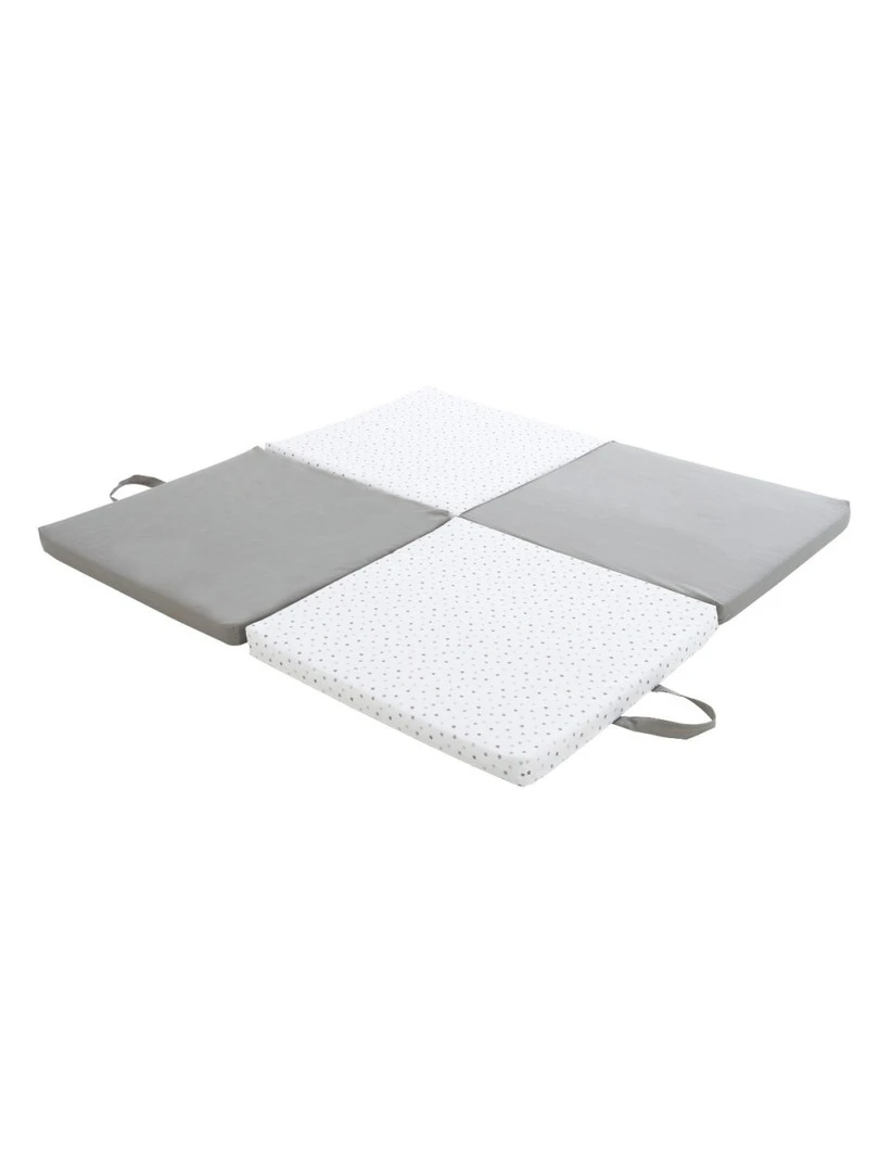Candide Tapis De Motricité Multifonction 120x120x4cm Blanc