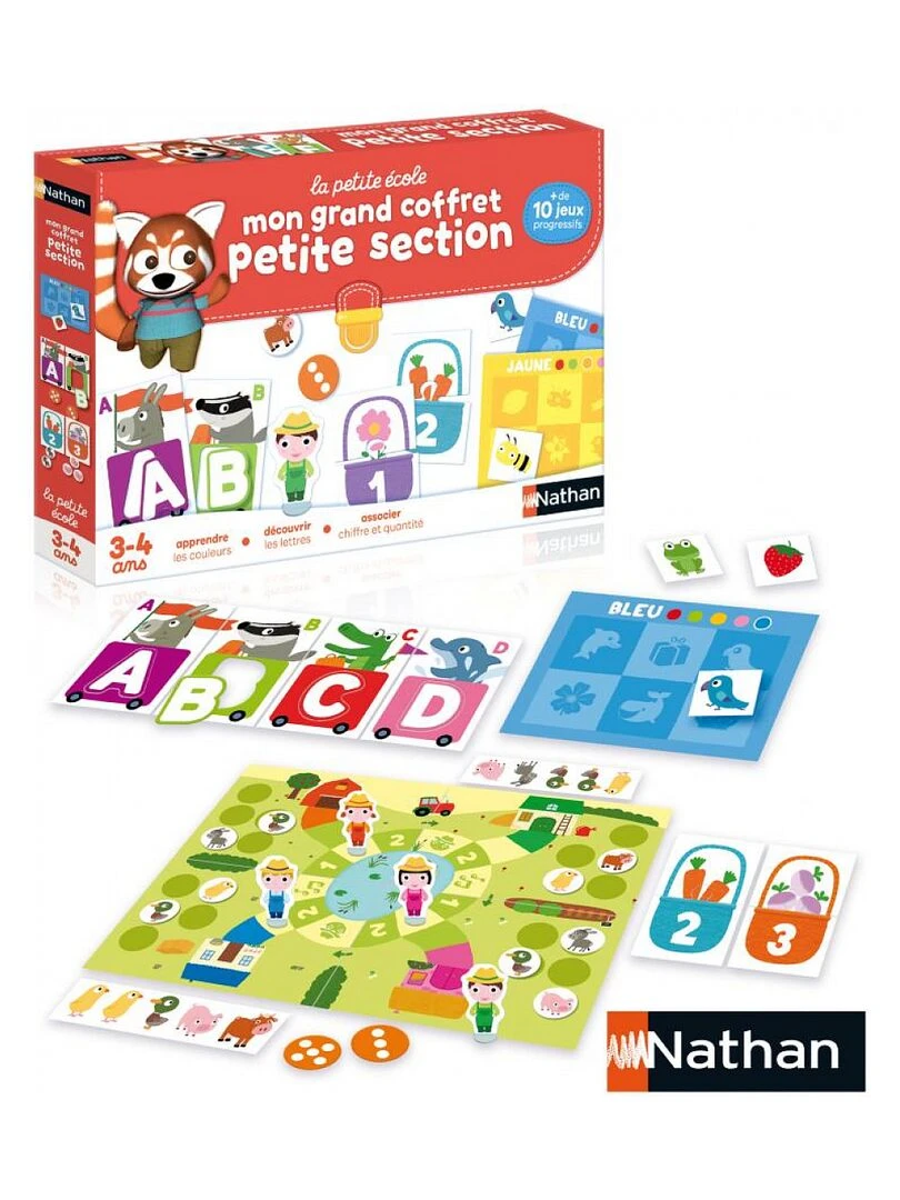 Coffret de jeux Mon grand coffret petite section   N/A