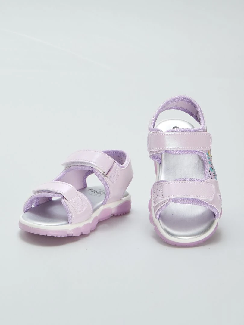 Sandales lumineuses 'Reine des Neiges'   Violet