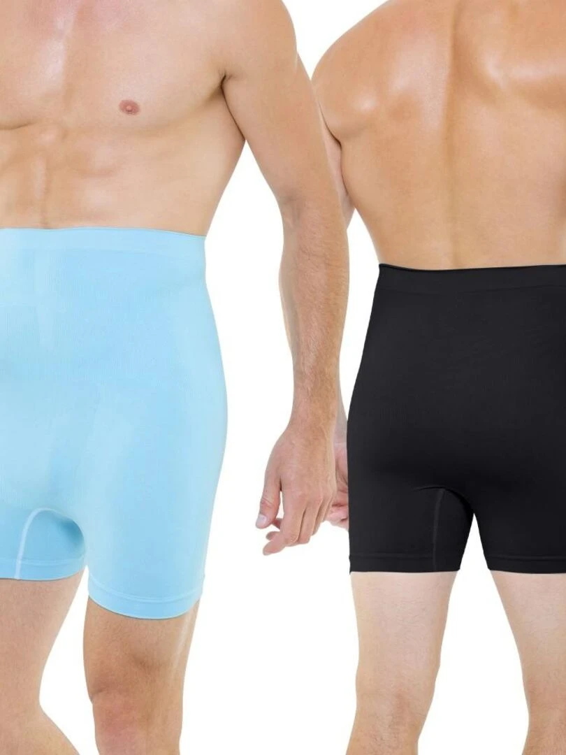 Lot de 2 boxers sculptants BEAUTYTHERM   Noir Bleu