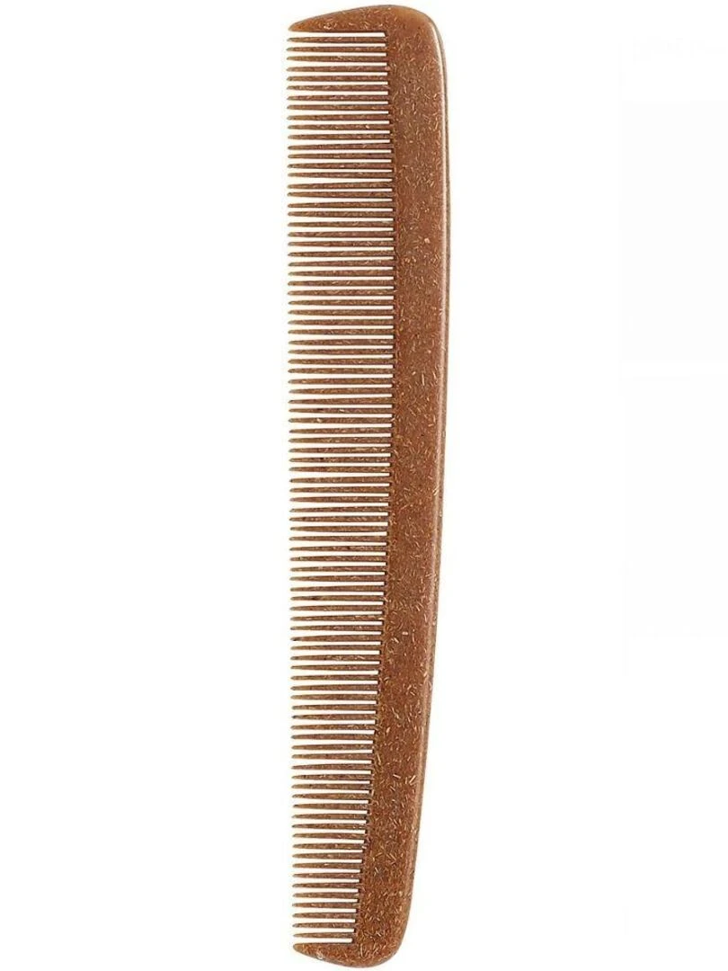 Peigne pour bébé en fibre végétale de miscanthus Marron