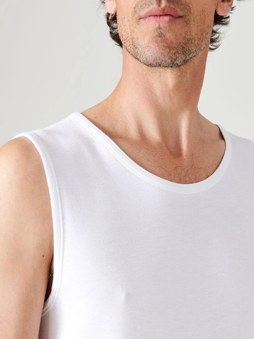 Débardeur maille classique Thermolactyl   Damart   Blanc