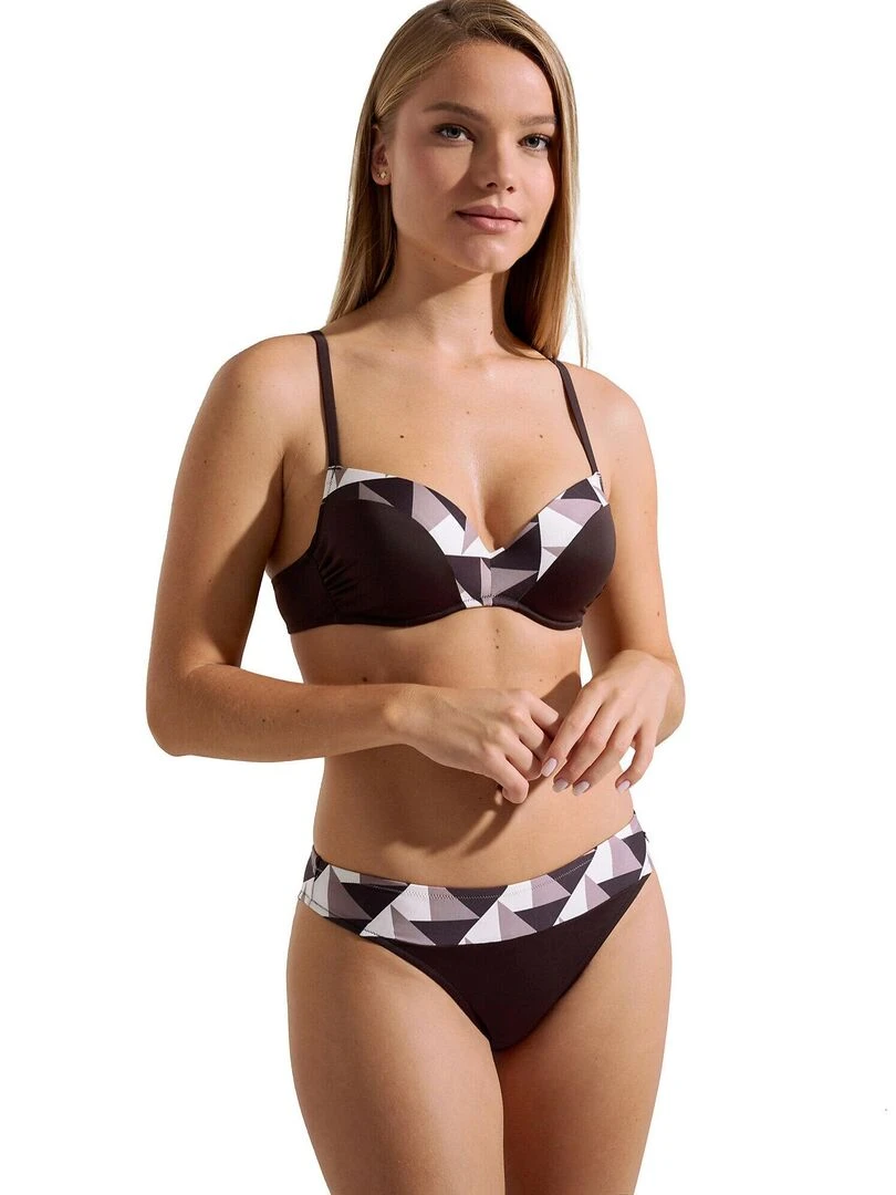 Bas maillot slip de bain Toulouse   Marron