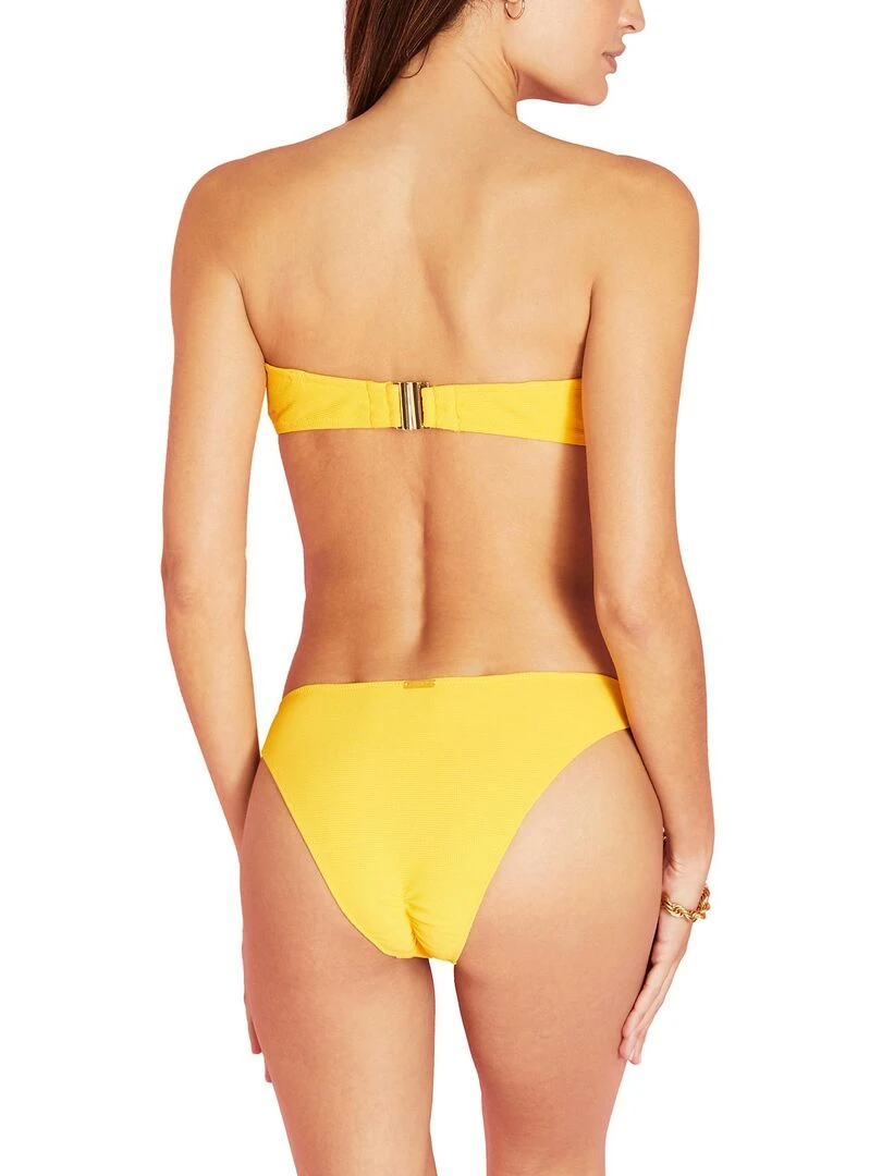 Haut maillot de bain bandeau Miami   Jaune