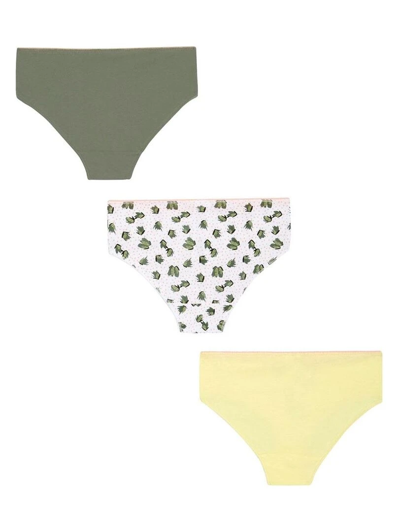Lot de 3 culottes fille Peps Kaki
