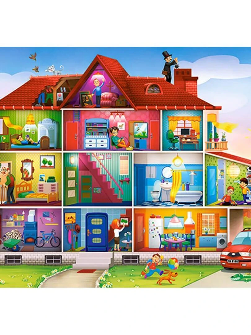 Puzzle 120 pièces : La vie à la maison N/A