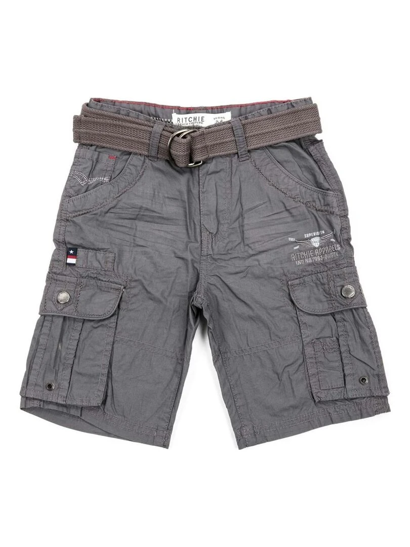 Bermuda battle BARBAN BOY Gris foncé