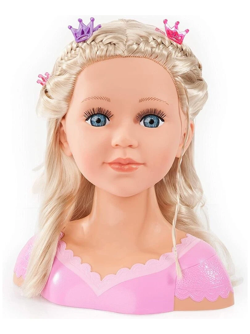 Charlène Super Modèle Tête à Coiffer et Maquiller Cheveux Blond   N/A